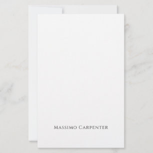 Elegant Eenvoudig Modern Minimalistisch Briefpapier