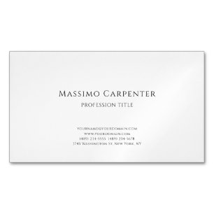 Elegant Eenvoudig Modern Minimalistisch Magnetisch Visitekaartje