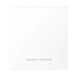 Elegant Eenvoudig Modern Minimalistisch Notitieblok