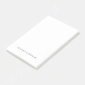 Elegant Eenvoudig Modern Minimalistisch Post-it® Notes (Schuin)