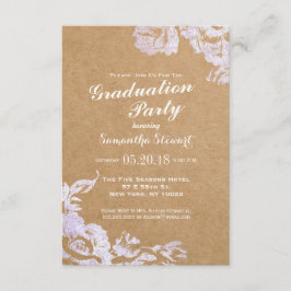 Elegant Eenvoudig Modern Roos Bloemen Faux Zilver Kaart