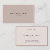 Elegant eenvoudig ontwerp Moderne Sjabloon Luxe to Visitekaartje (Voorkant / Achterkant)