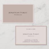 Elegant Eenvoudig Ontwerp Moderne Sjabloon Luxe To Visitekaartje (Voorkant / Achterkant)