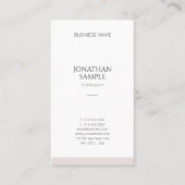 Elegant Eenvoudig Ontwerp Moderne Sjabloon Profess Visitekaartje (Voorkant)