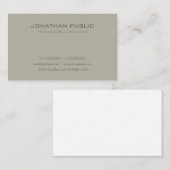 Elegant, eenvoudig ontwerp, professionele Sjabloon Visitekaartje (Voorkant / Achterkant)