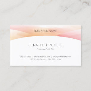 Elegant, eenvoudig ontwerp, professionele Sjabloon Visitekaartje