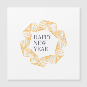 Elegant, eenvoudig ontwerp van "Happy New Year"