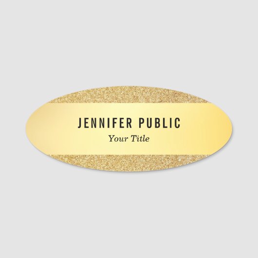 Elegant eenvoudig ontwerp voor de Sjabloon van de Naamplaatje (Voorkant)