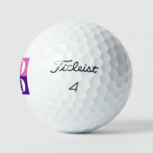Elegant Eenvoudig Persoonlijk Huwelijk Aangepast I Golfballen (Logo)
