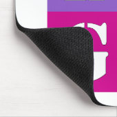 Elegant Eenvoudig Persoonlijk Huwelijk Aangepast I Muismat (Hoek)