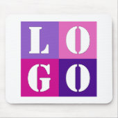 Elegant Eenvoudig Persoonlijk Huwelijk Aangepast I Muismat (Voorkant)