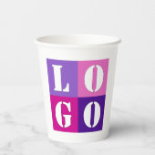 Elegant Eenvoudig Persoonlijk Huwelijk Aangepast I Papieren Bekers (Achterkant)