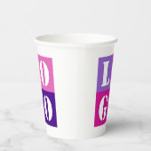 Elegant Eenvoudig Persoonlijk Huwelijk Aangepast I Papieren Bekers (Rechts)