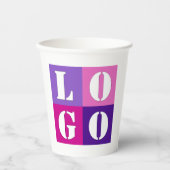 Elegant Eenvoudig Persoonlijk Huwelijk Aangepast I Papieren Bekers (Voorkant)