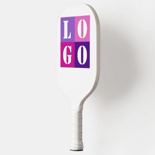Elegant Eenvoudig Persoonlijk Huwelijk Aangepast I Pickleball Paddle (Links)