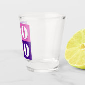 Elegant Eenvoudig Persoonlijk Huwelijk Aangepast I Shot Glas (Rechts)