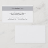 Elegant eenvoudig professioneel design, modern visitekaartje (Voorkant / Achterkant)