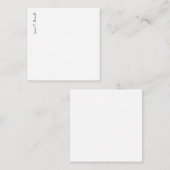 Elegant Eenvoudig Professioneel Notitiekaartje (Voorkant / Achterkant)