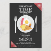 Elegant Eenvoudig Restaurant Menu Sjabloon, Eten M (Voorkant)