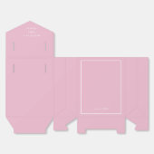 Elegant Eenvoudig Roze Meisjes Baby shower Bedankdoosjes (Ongevouwen)