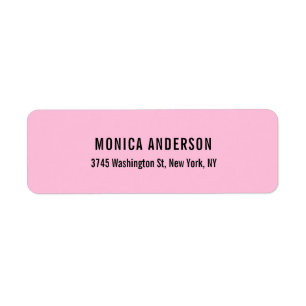 Elegant Eenvoudig Roze Unieke Originele Profession Etiket