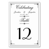 Elegant eenvoudig script gepersonaliseerde namen kaart (Achterkant)