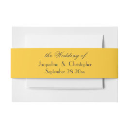 Elegant eenvoudig script namen chique moderne brui uitnodigingen wikkel