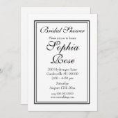 Elegant eenvoudig script vrijgezellenfeest kaart (Voorkant / Achterkant)