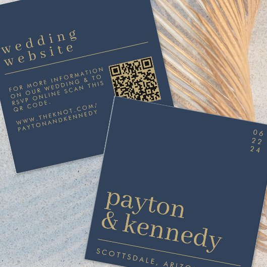 Elegant Eenvoudig Stijlvol Huwelijk Website RSVP C Informatiekaartje