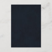 Elegant Eenvoudig Uniek Winter Bloemen Hotel Informatiekaartje (Achterkant)