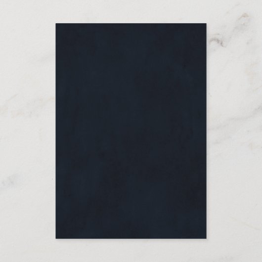 Elegant Eenvoudig Uniek Winter Bloemen Hotel Informatiekaartje (Achterkant)