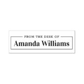 Elegant eenvoudig van het bureau van  zelfinktende stempel (Design)