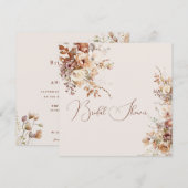 Elegant Eenvoudig Veldbloemen Vrijgezellenfeest He Kaart (Voorkant / Achterkant)