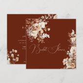 Elegant Eenvoudig Veldbloemen Vrijgezellenfeest He Kaart (Voorkant / Achterkant)