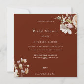 Elegant Eenvoudig Veldbloemen Vrijgezellenfeest He Kaart (Achterkant)