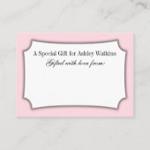 Elegant, eenvoudig Vrijgezellenfeest zonder omhuls Informatiekaartje (Achterkant)