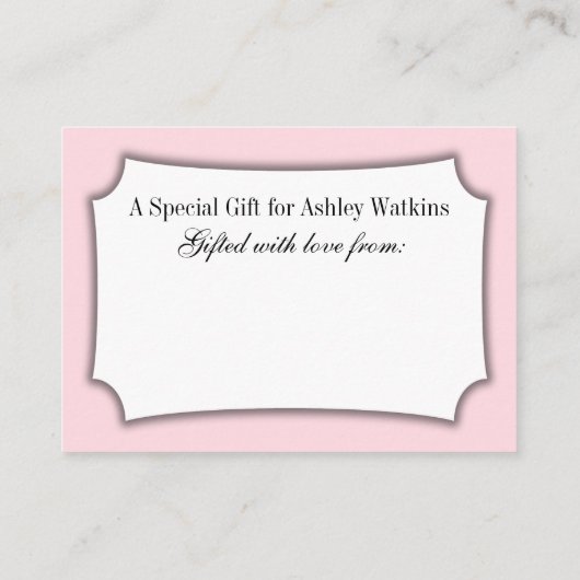 Elegant, eenvoudig Vrijgezellenfeest zonder omhuls Informatiekaartje (Achterkant)