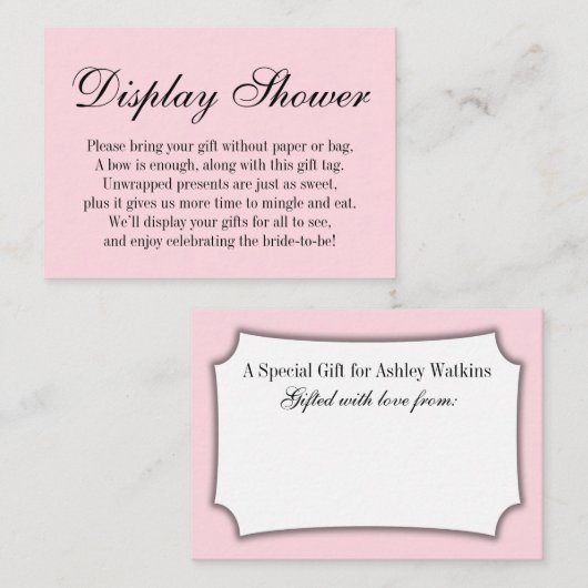 Elegant, eenvoudig Vrijgezellenfeest zonder omhuls Informatiekaartje (Voorkant / Achterkant)