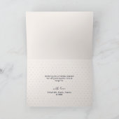 Elegant eenvoudig vrolijk kerstscript Geen foto Ho Feestdagen Kaart (Binnen)