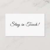 Elegant, eenvoudig We hebben adreswijziging gemaak Informatiekaartje (Achterkant)