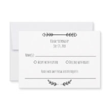 Elegant eenvoudig zwart-wit minimalistisch