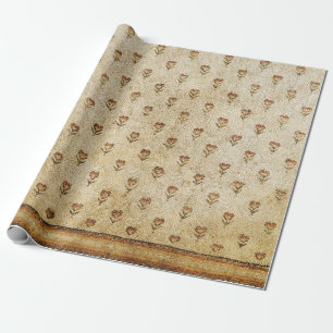 ELEGANT EENVOUDIGE BYZANTIJNSE MOZAÏEK BLOEMEN Ant Cadeaupapier