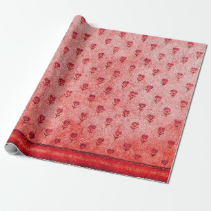 ELEGANT EENVOUDIGE BYZANTIJNSE MOZAÏEK BLOEMEN Roz Cadeaupapier