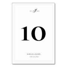 Elegant Eenvoudige Kalligrafie Monogram Witte Brui