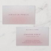 Elegant Eenvoudige Sjabloon Modern Luxe Premium Visitekaartje (Voorkant / Achterkant)