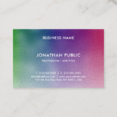 Elegant Eenvoudige Sjabloon Modern Minimalistisch Visitekaartje (Achterkant)