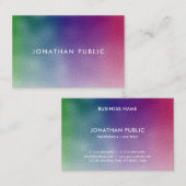 Elegant Eenvoudige Sjabloon Modern Minimalistisch Visitekaartje (Voorkant / Achterkant)