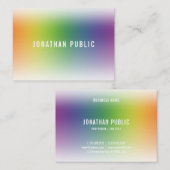 Elegant eenvoudige Sjabloon Moderne Professional Visitekaartje (Voorkant / Achterkant)