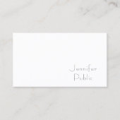 Elegant eenvoudige Sjabloon Moderne Professional Visitekaartje (Voorkant)