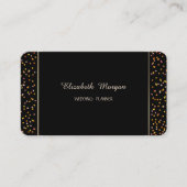 Elegant eenvoudige, stijlvolle, moderne Confetti Visitekaartje (Voorkant)